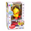 LEAN TOYS Wanka Stand Up Duck Edukacyjna Grzechotka Interaktywna z Dźwiękami Żółta