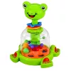 LEAN TOYS Interaktywna Żabka z Obracającymi się Piłeczkami dla Niemowląt