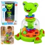 LEAN TOYS Interaktywna Żabka z Obracającymi się Piłeczkami dla Niemowląt