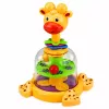 LEAN TOYS Interaktywny Bączek Żyrafa z Wirującymi Piłeczkami dla Niemowląt
