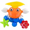 LEAN TOYS Crab Bath Set Fountain Interactive Toy with Suction Cups