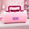 LEAN TOYS Beauty Set do Makijażu i Paznokci Kosmetyki Cienie do Powiek Lakiery do Paznokci Walizka