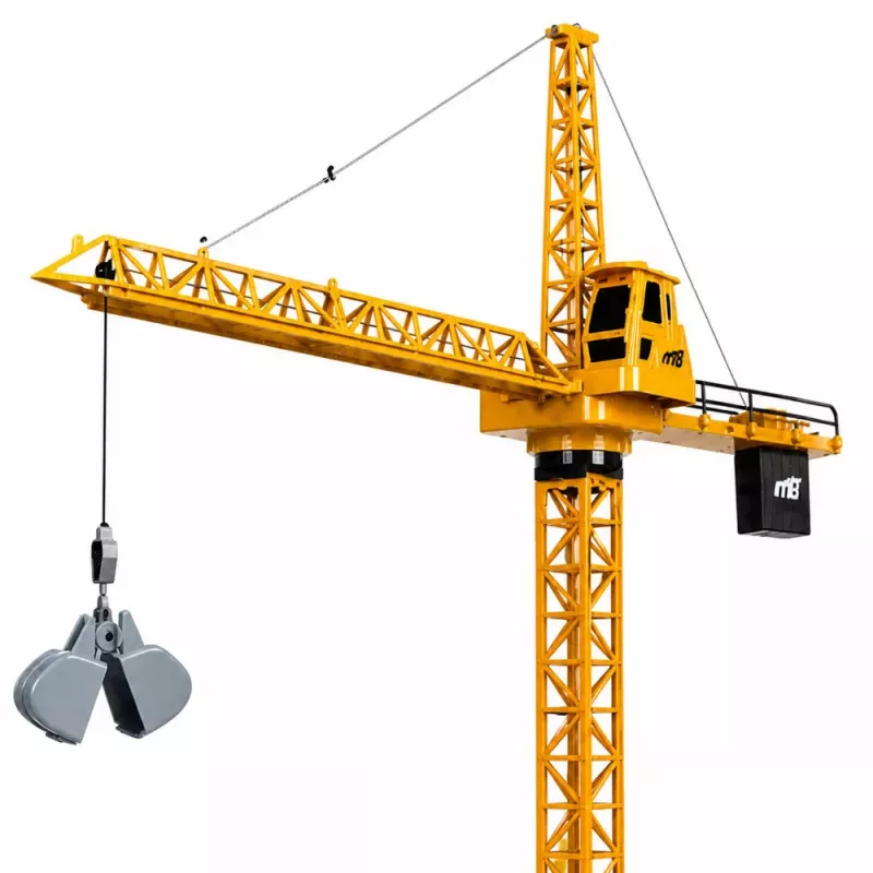 LEAN TOYS Remote Control Construction Crane RC Wired 360° Rotation 71 cm