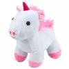 LEAN TOYS Pluszowy Jednorożec w Torbie, Biały, 25 cm