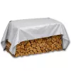 LEAN Plachta Wodoodporna Wzmocniona Ochronna Folia Przeciwdeszczowa Szara 2x4 M