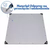 LEAN Plachta Wodoodporna Wzmocniona Ochronna Folia Przeciwdeszczowa Szara 2x4 M