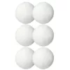 LEAN Natural Wool Tumble Dryer Balls Hypoallergenic White 7cm 6pcs