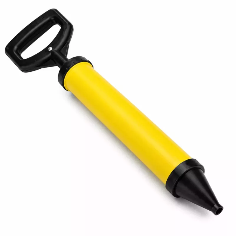 Pompa do fugowania LEAN, wyciskarka budowlana do silikonu i mas betonowych, 4 końcówki, 60 cm