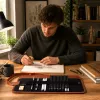 LEAN Profesjonalny Zestaw do Szkicowania Ołówki Rysunkowe Akcesoria Etui 31 szt.
