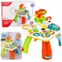 LEAN TOYS Stół Edukacyjny Interaktywne Pianino Zjeżdżalnia dla Piłek Ruchome El.