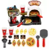 Zestaw Pizzeria LEAN TOYS z piekarnikiem do pizzy, ekspresem do kawy i akcesoriami