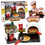 Zestaw Pizzeria LEAN TOYS z piekarnikiem do pizzy, ekspresem do kawy i akcesoriami