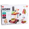 LEAN TOYS Zestaw Sprzątający dla Dzieci z Wózkiem, Mopem, Wiaderkiem i Odkurzaczem, 26 elementów