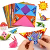 Zestaw Origami LEAN Kolorowy Papier Instrukcja 100 Arkuszy