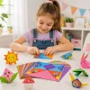 Zestaw Origami LEAN Kolorowy Papier Instrukcja 100 Arkuszy
