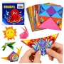 Zestaw Origami LEAN Kolorowy Papier Instrukcja 100 Arkuszy