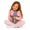 LEAN TOYS Pluszowy Interaktywny Słoń Porusza Uszami Gra Melodie Zabawa w A ku-ku
