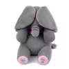 LEAN TOYS Pluszowy Interaktywny Słoń Porusza Uszami Gra Melodie Zabawa w A ku-ku