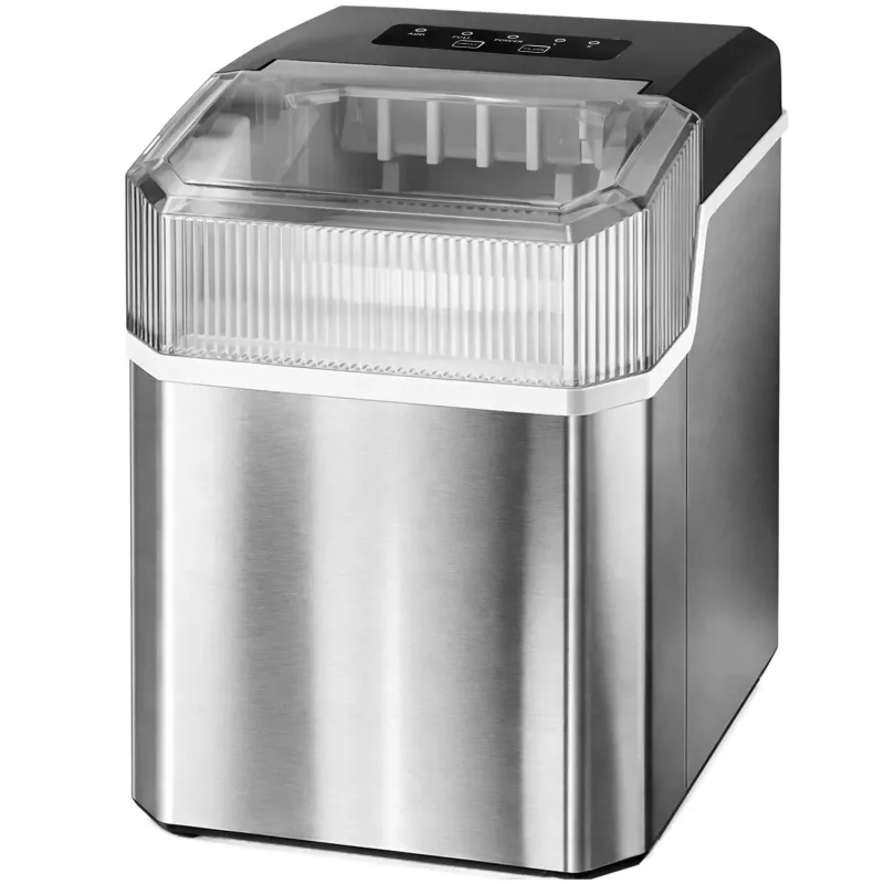 Extralink SmartLife Cube Ice Essential Ice Maker 12kg/24h 2.2L Czarny/Srebrny