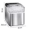 Extralink SmartLife Cube Ice Essential Ice Maker 12kg/24h 2.2L Czarny/Srebrny