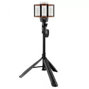 NEO TOOLS Lampa akumulatorowa na statywie 5000lm + Ładowarka