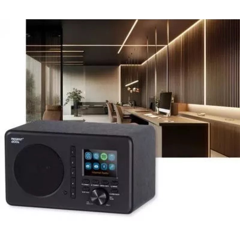 Ferguson Regent i200s Internet Radio z FM/DAB+/Spotify Connect, Czarny
