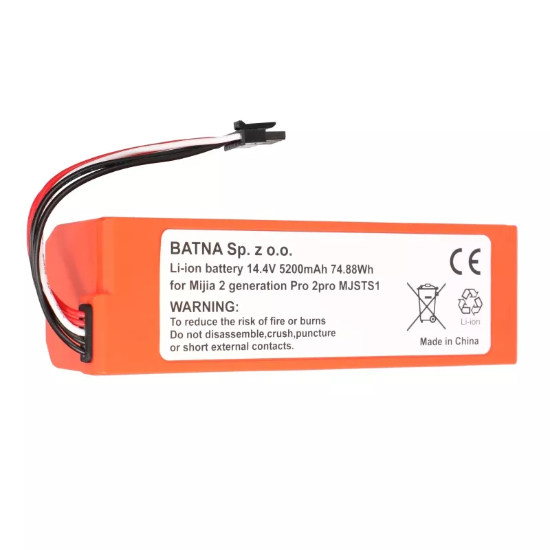 Zamienna bateria Extralink do Xiaomi Mi Robot Vacuum-Mop P/Pro 2/2 Pro, 14,4 V 5200 mAh Li-ion