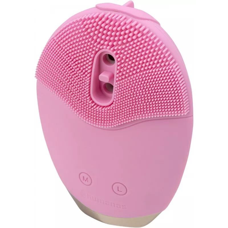 Humanas Aura Foam Soniczna Szczoteczka do Mycia Twarzy - Różowy