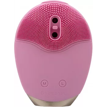 Humanas Aura Foam Soniczna Szczoteczka do Mycia Twarzy - Różowy