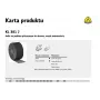 KINDERKRAFT ALOTEX B KL381J Rolka ścierna, P120, 150mm x 50m, brązowa