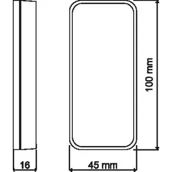 ROGER MCT80M-BLE Proximity Reader with BLE, MIFARE, EM, RS485, Wiegand, OSDP, IP65