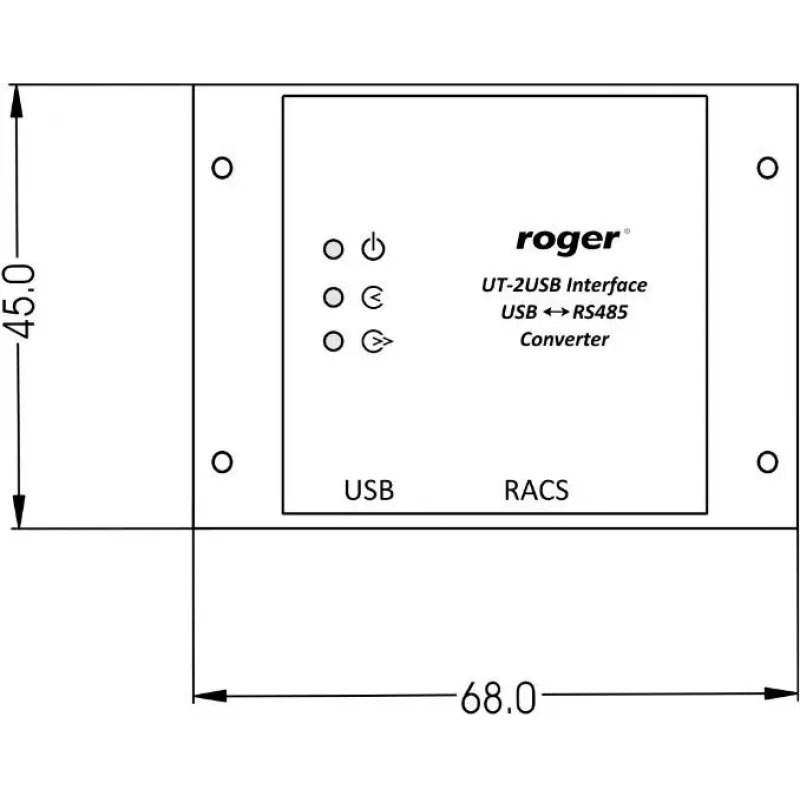 ROGER UT-2 USB Interface - Przewód programujący do automatyki bramowej