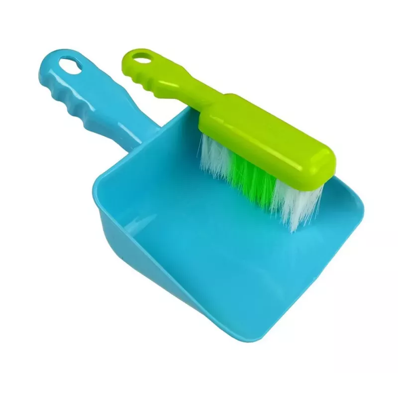 LEAN TOYS Zestaw Sprzątający na Wózku z Odkurzaczem