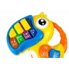 LEAN TOYS Parrot Piano Edukacyjna Zabawka Wczesnego Uczenia Żółty