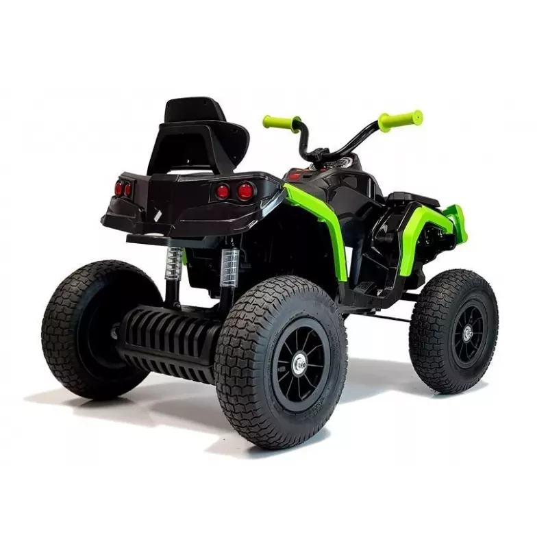 Quad elektryczny BDM0906 na pompowanych kołach, ze światłami LED i MP3, czarny