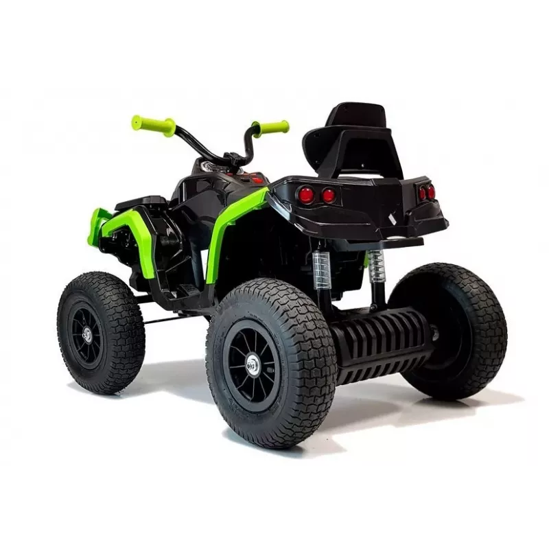 Quad elektryczny BDM0906 na pompowanych kołach, ze światłami LED i MP3, czarny