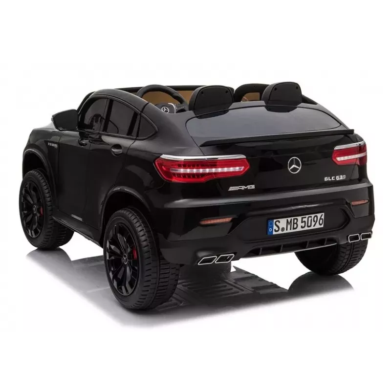 LEAN CARS Elektryczny samochodzik dla dzieci Mercedes GLC 63S QLS MP4 Malowany na czarno
