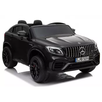LEAN CARS Elektryczny samochodzik dla dzieci Mercedes GLC 63S QLS MP4 Malowany na czarno