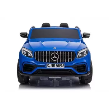 LEAN CARS Elektryczny samochodzik na akumulator Mercedes GLC 63S QLS MP4 Niebieski lakierowany