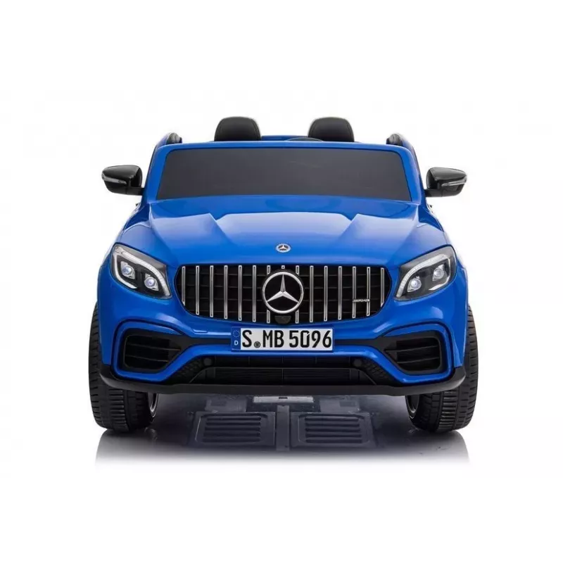 LEAN CARS Elektryczny samochodzik na akumulator Mercedes GLC 63S QLS MP4 Niebieski lakierowany