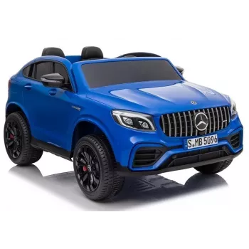 LEAN CARS Elektryczny samochodzik na akumulator Mercedes GLC 63S QLS MP4 Niebieski lakierowany
