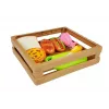 LEAN TOYS Zestaw do Krojenia Hot-Dogów z Koszykiem