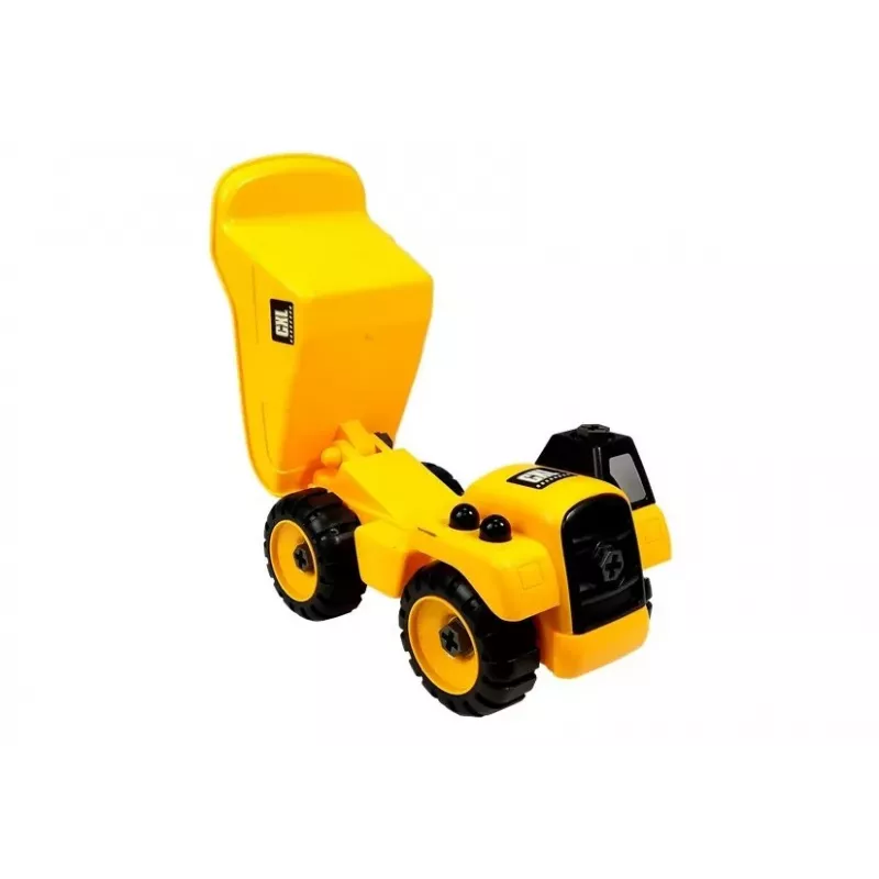 Zestaw Plac Budowy LEAN TOYS Koparka Wywrotka Dźwig