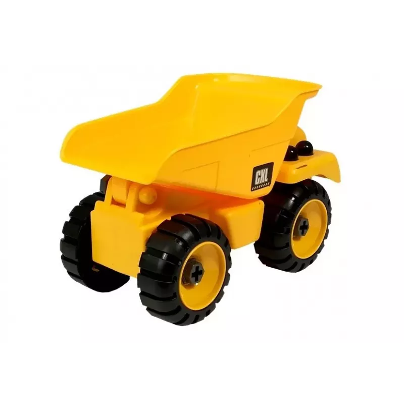Zestaw Plac Budowy LEAN TOYS Koparka Wywrotka Dźwig