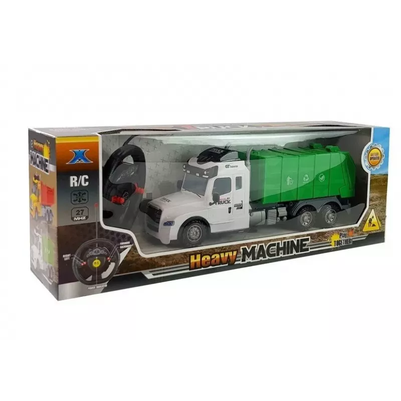 LEAN TOYS Śmieciarka Zdalnie Sterowana RC 1:16 Skala 2.4 GHz