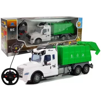LEAN TOYS Śmieciarka Zdalnie Sterowana RC 1:16 Skala 2.4 GHz