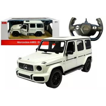 Mercedes G63 AMG Rastar Zdalnie Sterowany Samochód Terenowy R/C Biały 1:14