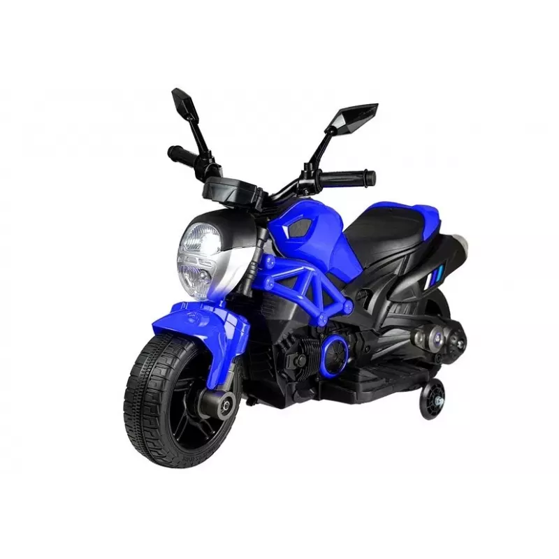 LEAN CARS Elektryczny motocykl na pedały GTM1188 Niebieski
