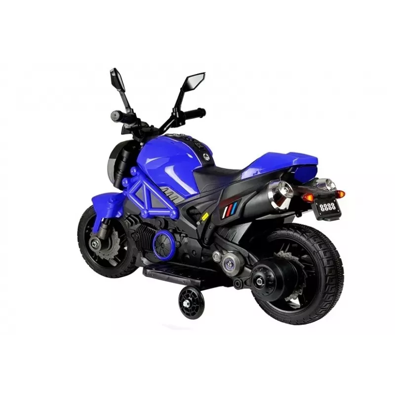 LEAN CARS Elektryczny motocykl na pedały GTM1188 Niebieski