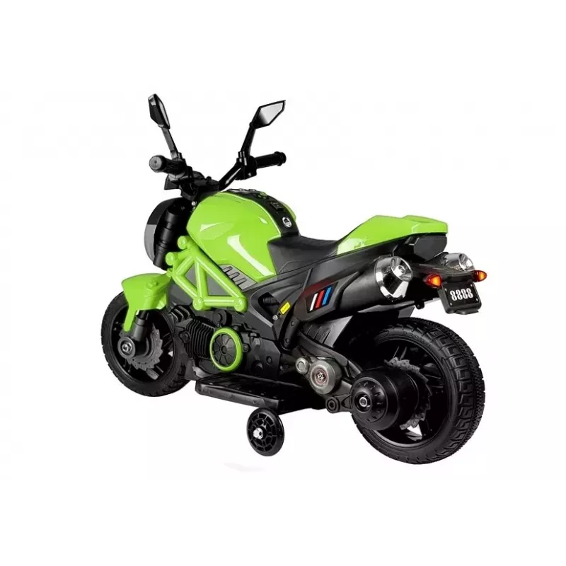 LEAN CARS Elektryczny motocykl na pedały GTM1188 Zielony